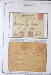1346-1930 Lot de lettres anciennes de France et étranger,