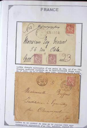 1346-1930 Lot de lettres anciennes de France et étranger,