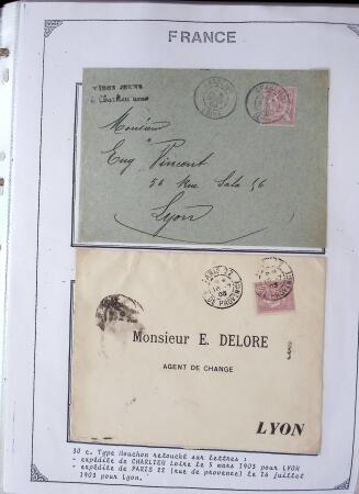 1346-1930 Lot de lettres anciennes de France et étranger,