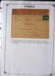 1346-1930 Lot de lettres anciennes de France et étranger,