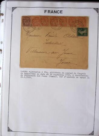 1346-1930 Lot de lettres anciennes de France et étranger,