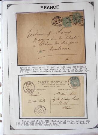 1346-1930 Lot de lettres anciennes de France et étranger,