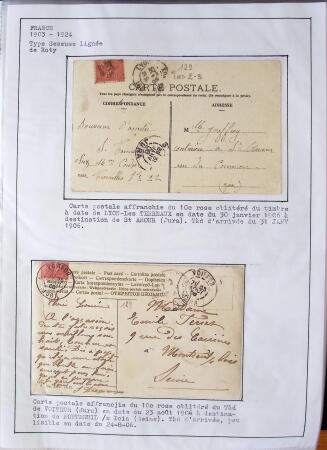1346-1930 Lot de lettres anciennes de France et étranger,