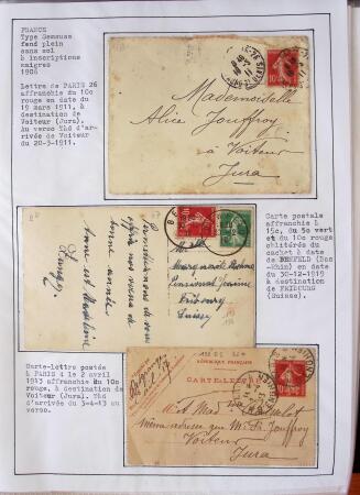 1346-1930 Lot de lettres anciennes de France et étranger,