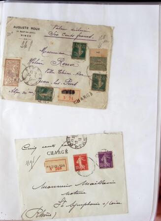 1346-1930 Lot de lettres anciennes de France et étranger,