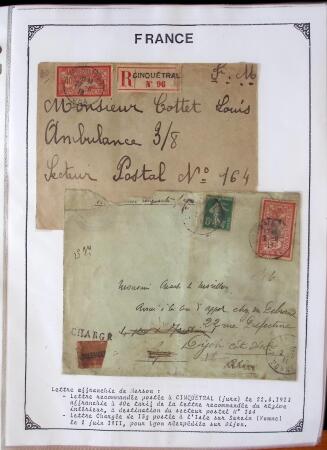 1346-1930 Lot de lettres anciennes de France et étranger,