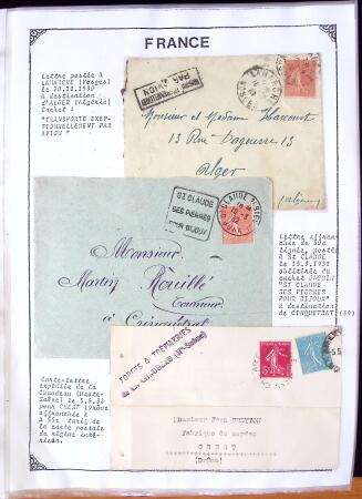 1346-1930 Lot de lettres anciennes de France et étranger,