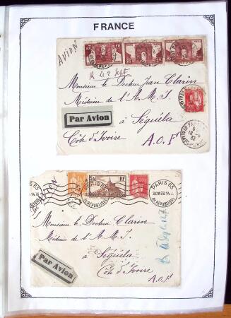 1346-1930 Lot de lettres anciennes de France et étranger,