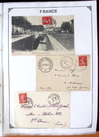 1346-1930 Lot de lettres anciennes de France et étranger,
