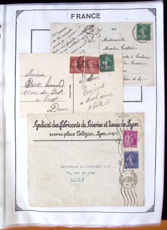 1346-1930 Lot de lettres anciennes de France et étranger,