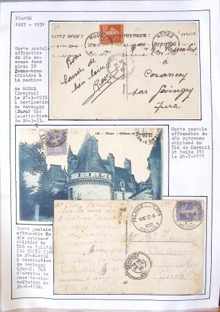 1346-1930 Lot de lettres anciennes de France et étranger,