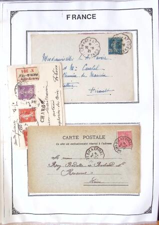 1346-1930 Lot de lettres anciennes de France et étranger,