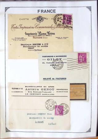 1346-1930 Lot de lettres anciennes de France et étranger,