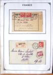 1346-1930 Lot de lettres anciennes de France et étranger,