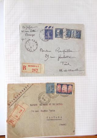 1346-1930 Lot de lettres anciennes de France et étranger,