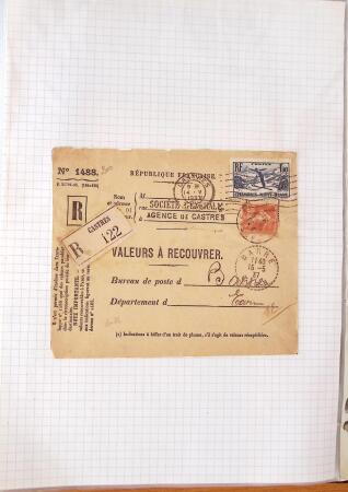 1346-1930 Lot de lettres anciennes de France et étranger,