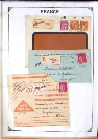 1346-1930 Lot de lettres anciennes de France et étranger,