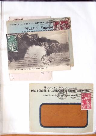 1346-1930 Lot de lettres anciennes de France et étranger,