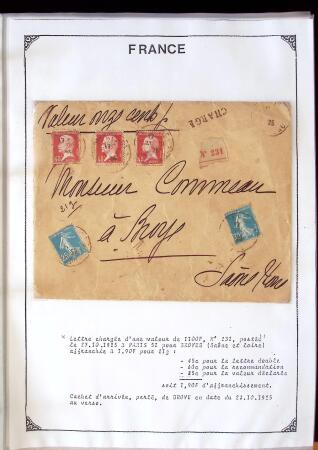 1346-1930 Lot de lettres anciennes de France et étranger,