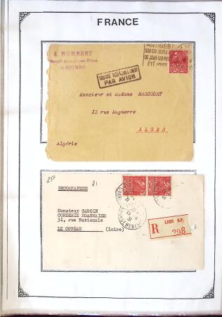 1346-1930 Lot de lettres anciennes de France et étranger,