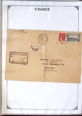 1346-1930 Lot de lettres anciennes de France et étranger,