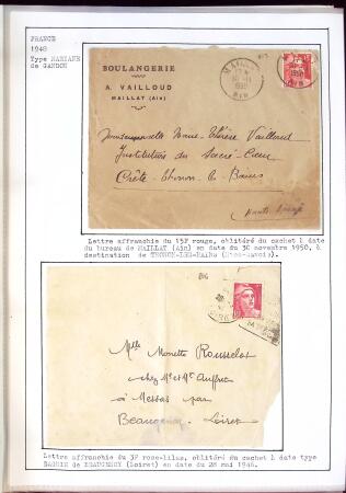 1346-1930 Lot de lettres anciennes de France et étranger,