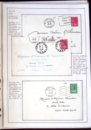 1346-1930 Lot de lettres anciennes de France et étranger,