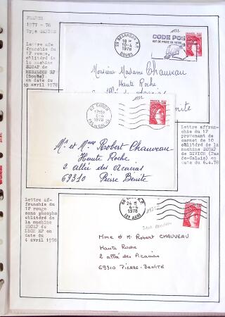1346-1930 Lot de lettres anciennes de France et étranger,