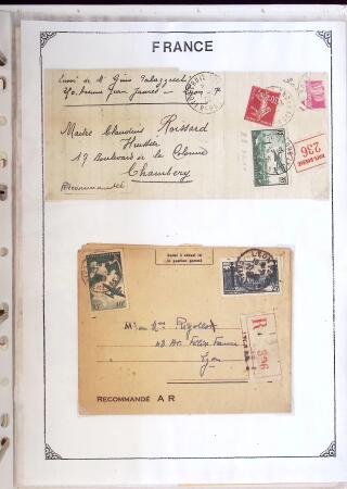 1346-1930 Lot de lettres anciennes de France et étranger,