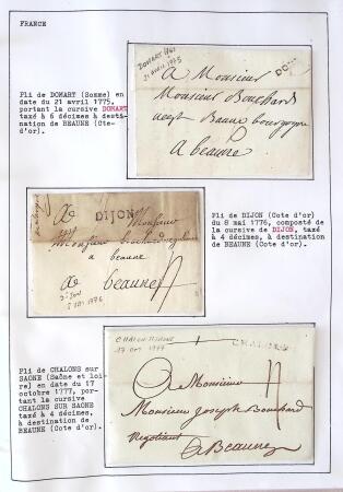 1346-1930 Lot de lettres anciennes de France et étranger,