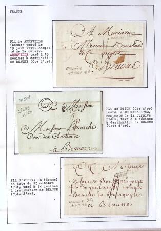 1346-1930 Lot de lettres anciennes de France et étranger,