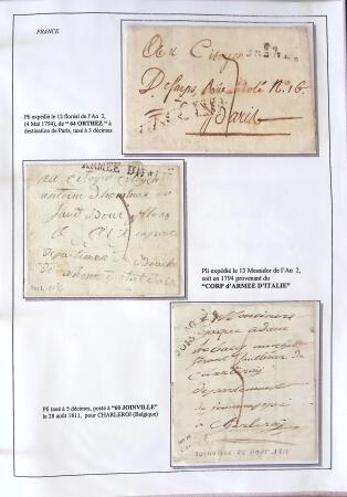 1346-1930 Lot de lettres anciennes de France et étranger,
