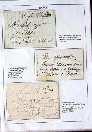 1346-1930 Lot de lettres anciennes de France et étranger,