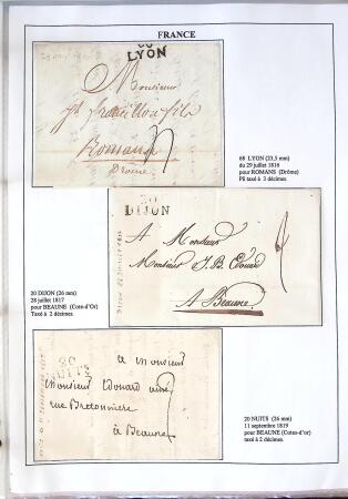 1346-1930 Lot de lettres anciennes de France et étranger,