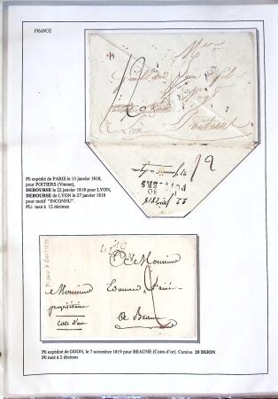 1346-1930 Lot de lettres anciennes de France et étranger,