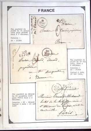 1346-1930 Lot de lettres anciennes de France et étranger,