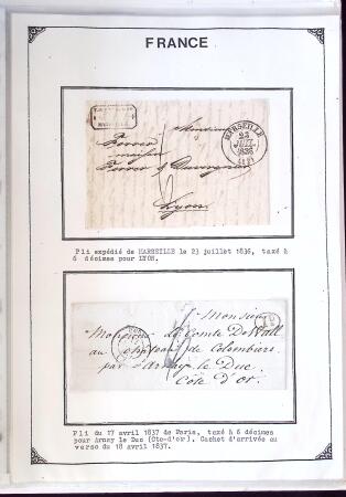 1346-1930 Lot de lettres anciennes de France et étranger,