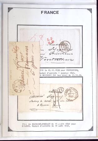 1346-1930 Lot de lettres anciennes de France et étranger,