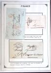 1346-1930 Lot de lettres anciennes de France et étranger,