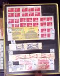 1943-1996 Lot de timbre  avec des séries de personnage