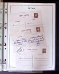 1943-1996 Lot de timbre avec des séries de personnage
