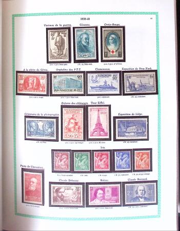 1849-2011 Collection de timbres neufs de France en