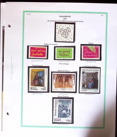 1849-2011 Collection de timbres neufs de France en