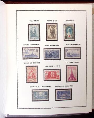 1849-1965 Collection en 9 albums commençant au 3 jusqu'en