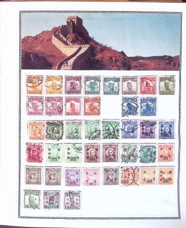 1880-1990 Three albums of Asia with mostly CHINA