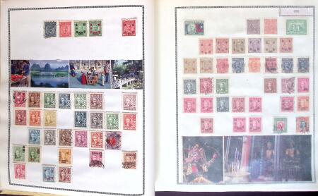 1880-1990 Three albums of Asia with mostly CHINA