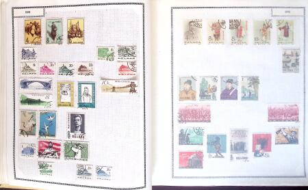 1880-1990 Three albums of Asia with mostly CHINA