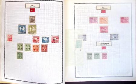 1880-1990 Three albums of Asia with mostly CHINA