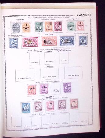 1859-1980 Collection des colonies de A à Z  en 7 albums