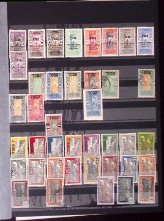 1859-1980 Collection des colonies de A à Z  en 7 albums